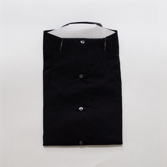Black Stretch Button Up - Picture 4 of 4